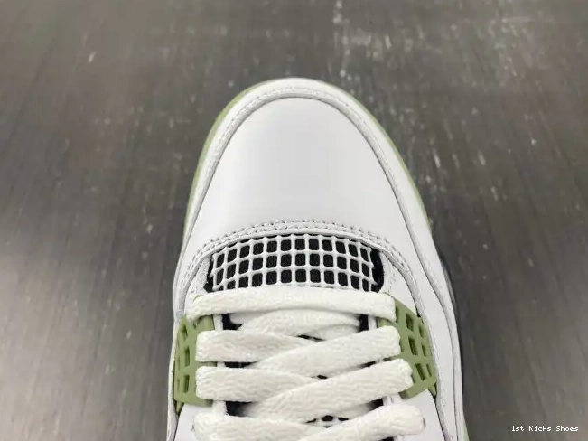 1st Kicks Air Jordan 4 Seafoam WMNS AQ9129-103 0523